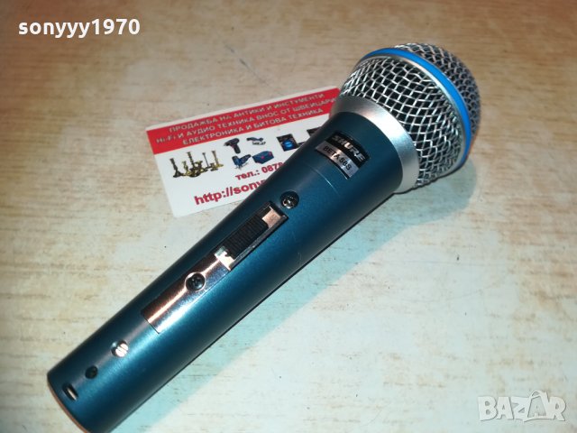 shure beta sm58s-profi microphone-внос belgium 1402211720, снимка 4 - Микрофони - 31812549