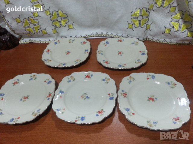 Немски порцелан чинийки Бавария , снимка 2 - Антикварни и старинни предмети - 42867964