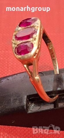 Златен пръстен , снимка 4 - Пръстени - 54170859