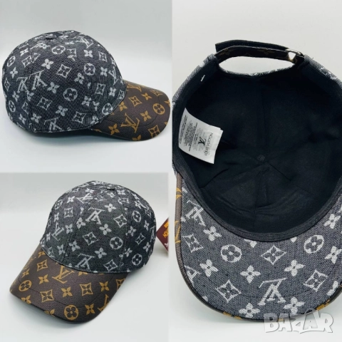 шапки с козирка gucci prada louis vuitton philipp plein , снимка 5 - Шапки - 51678361