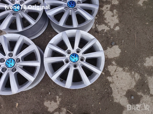 ПРОМОЦИЯ АЛУМИНИЕВИ ДЖАНТИ за VW GOLF 7 5x112 15цола.Отлично състояние, снимка 2 - Гуми и джанти - 54150440