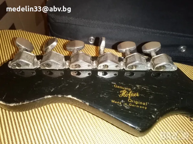 Hofner Stratocaster HSS, 1968 г.китара. Made in Germany, All original. , снимка 2 - Китари - 49697572