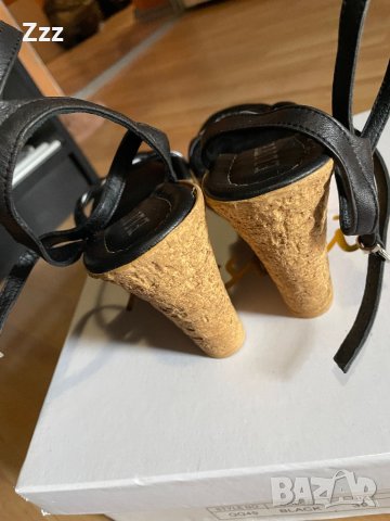 Сандали на платформа естествена кожа, снимка 4 - Сандали - 40477437