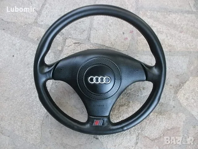  Волан трилъчев, кожен - оригинален Audi A4,A6,A8,TT - S Line !