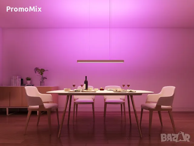 Смарт полилей Xiaomi Yeelight Crystal YLDL01YL 33W 90см Wi-Fi Smart Пендел Led лампа димируем амбиен, снимка 5 - Лед осветление - 48813492