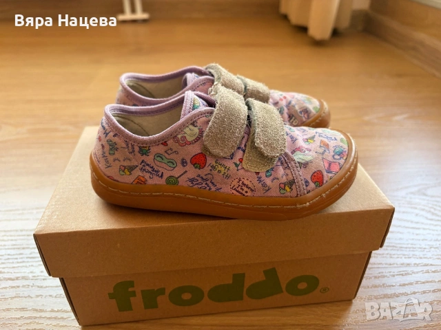 Боси обувки Froddo Canvas Barefoot, снимка 5 - Детски маратонки - 53929227