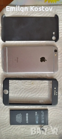 iPhone 6s в добро състояние плюс нова батерия и кеис , снимка 2 - Apple iPhone - 53083825