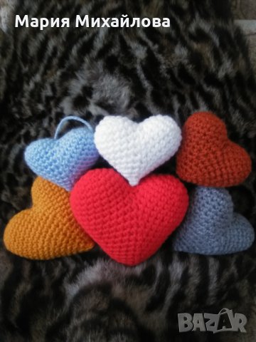 Продавам плетени сърца, снимка 3 - Декорация за дома - 35616125