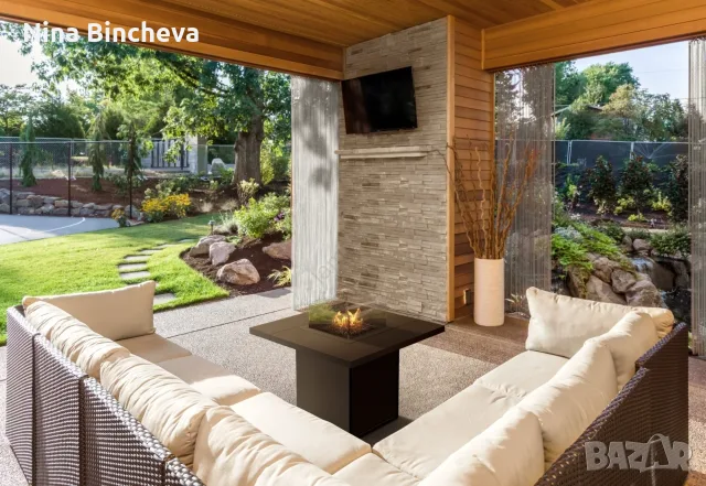 ПРОДАВАМ: Чисто нова луксозна газова камина тип „Маса“ (Fire Pit Table) – 32", снимка 8 - Камини - 56160755
