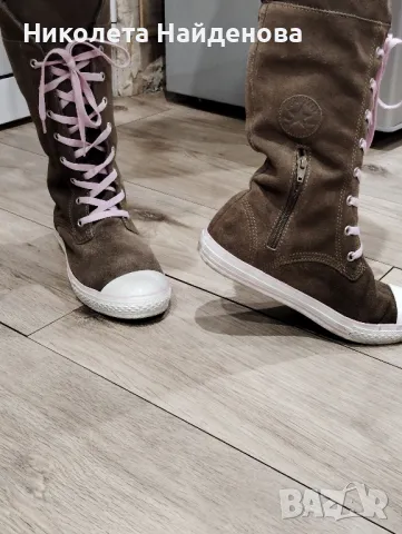 Дамски оригинални ботуши converse 