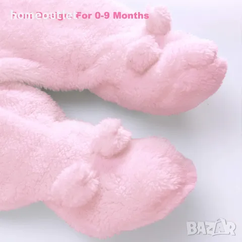 Бебешки пухкав космонавт млечно розово, три размера, VINE BABY/PONY MIYA, снимка 3 - Комплекти за бебе - 48406473