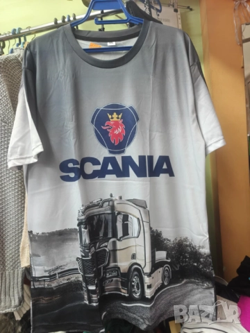 SCANIA тениски -големи размери, снимка 6 - Аксесоари и консумативи - 52423365