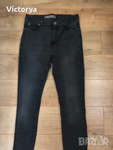 Черни дамски дънки Slim fit