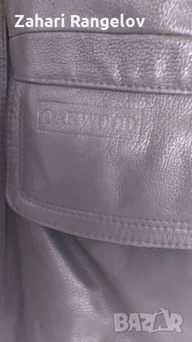 Мъжко яке от естествена телешка кожа Oakwood, снимка 2 - Якета - 32205091
