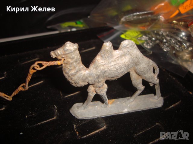 АРАБСКИ ВОИН с КАМИЛА 2 ОЛОВНИ СТАРИ ФИГУРКИ за КОЛЕКЦИЯ 9059, снимка 7 - Колекции - 34528970