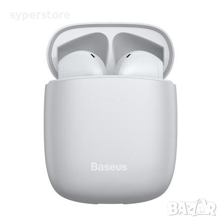 Слушалки безжични Bluetooth Baseus Encok W04 TWS Тип Тапи за уши Бели Earbuds, снимка 4 - Bluetooth слушалки - 38545739