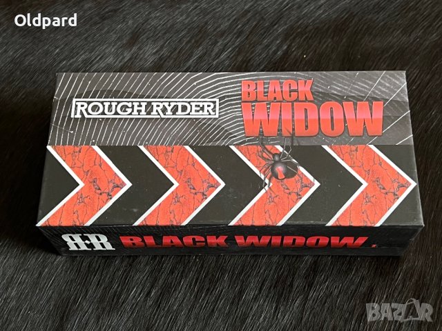 Висококачествен колекционерски джобен сгъваем нож на стил Black Spider (Medium Toothpick) RR1672 , снимка 6 - Ножове - 42891344