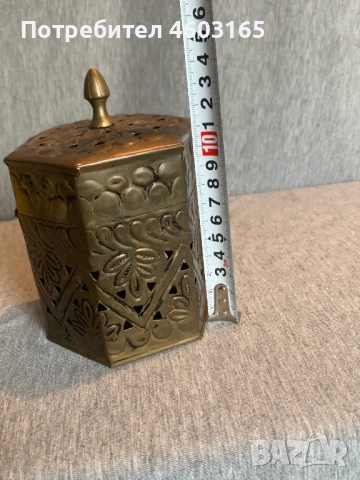 Метална кутия, снимка 3 - Антикварни и старинни предмети - 52975862