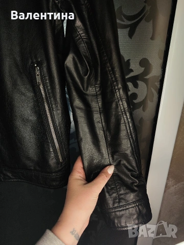 Diesel кожено мъжко яке, естествена кожа, М, снимка 8 - Якета - 53097235