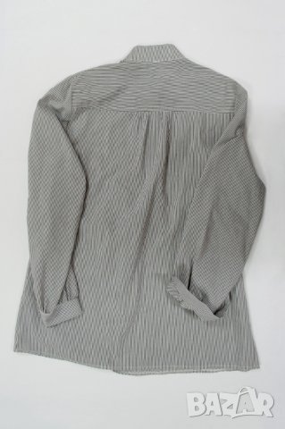 Дамска памучна блуза на райе в тъмносиньо и бяло Maya Zanotti - 2XL, снимка 3 - Блузи с дълъг ръкав и пуловери - 42591596