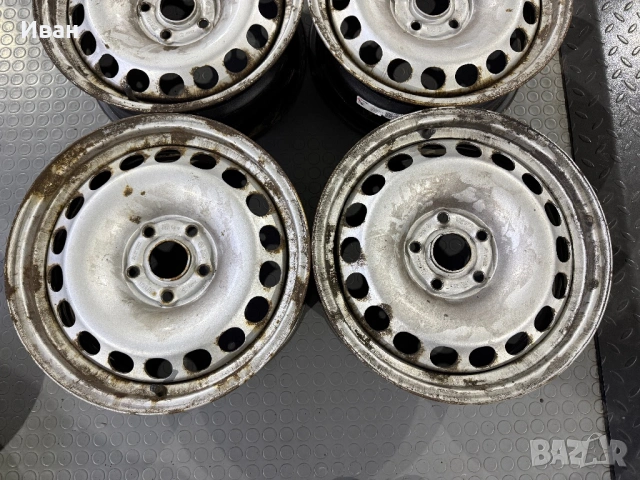 46р. Железни 16" Джанти 5х112 за -VW/AUDI/SKODA/VAG-6.5Jx16H2, ET33, снимка 2 - Гуми и джанти - 53933689