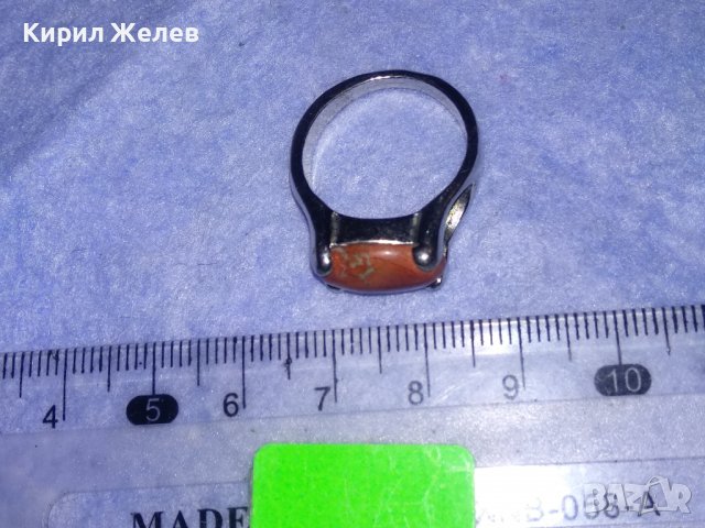 МНОГО КРАСИВ СКЪПОЦЕНЕН ПРЪСТЕН от ХРОМИРАНА БЛАГОРОДНА НЕРЪЖДАЕМА СТОМАНА 36603, снимка 8 - Пръстени - 39758573