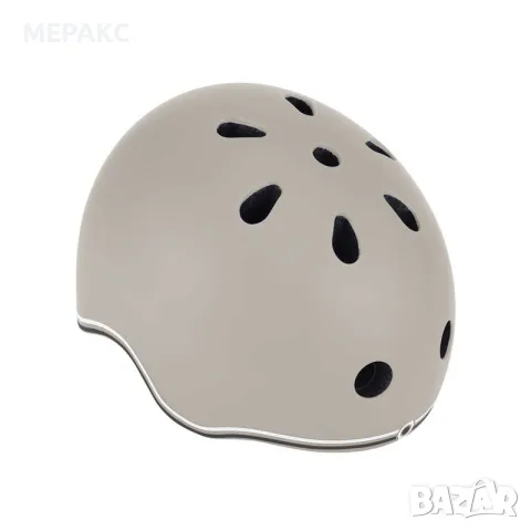 Детска каска за тротинетка Globber Go Up Lights, XXS/XS (45-51cm) - сива