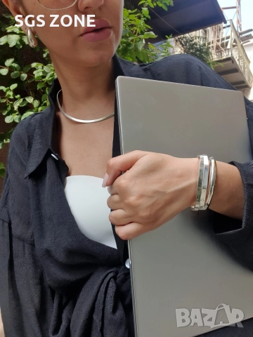 Класическа голяма твърда гривна, снимка 5 - Гривни - 52904198