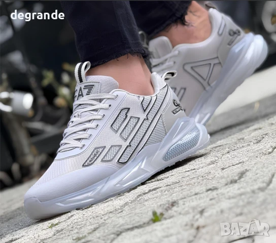 Мъжки маратонки Armani Uktimate C2 бяло и черно , снимка 2 - Маратонки - 51346951