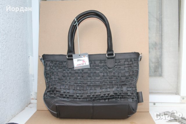 Нова дамска чанта от естествена кожа