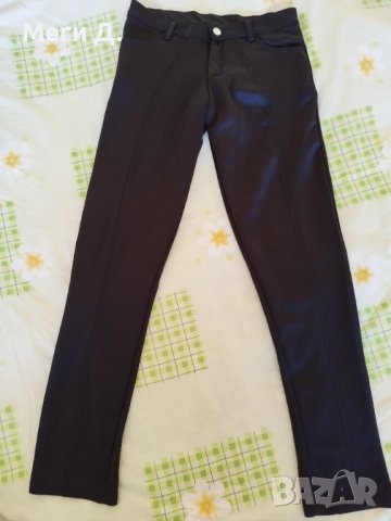 Черен панталон на райета+1 панталон подарък, размери 29-28/М, снимка 10 - Панталони - 40823837