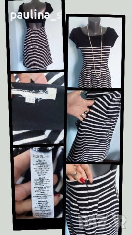 Памучна рокля с гол гръб , снимка 2 - Рокли - 52387084