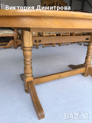 Разтегателна трапезна маса , снимка 9 - Маси - 51738306