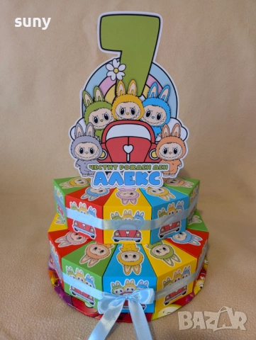 Парти сламки и свирки Лабубу / парти артикули, снимка 15 - Други - 51554445