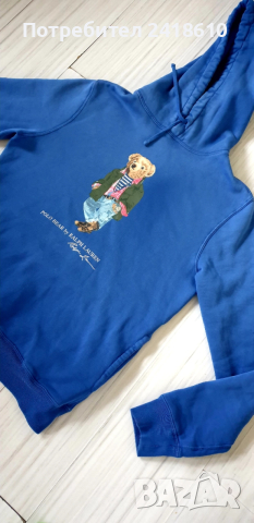 POLO Ralph Lauren Bear Hoodie Mens Size S/  M ОРИГИНАЛ! Мъжки Суичър!, снимка 7 - Суичъри - 52539260