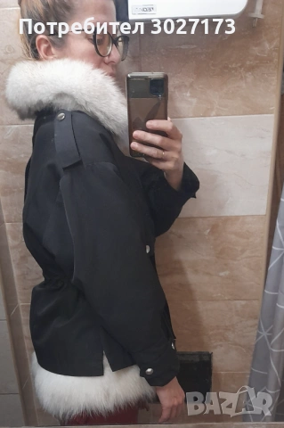 Дамско яке с пух и подплата от пух, снимка 3 - Якета - 53048700