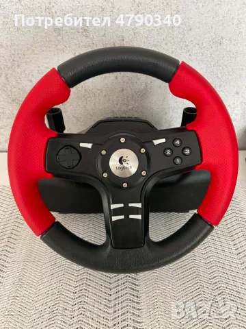 Волан С Педали Logitech Formula Force Ex, снимка 2 - Джойстици и геймпадове - 55775481