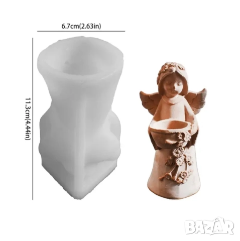 Молд момиче с купа, снимка 4 - Форми - 51846588