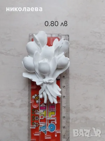 Фигурки от снежнобяла керамична смес , снимка 3 - Декорация за дома - 49430888