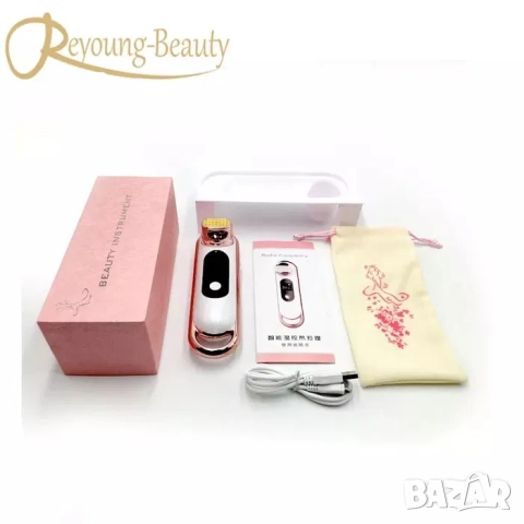 Портативен RF термаж радиочестотен лифтинг, Бръчки, увиснала кожа, снимка 4 - Козметични уреди - 52071131