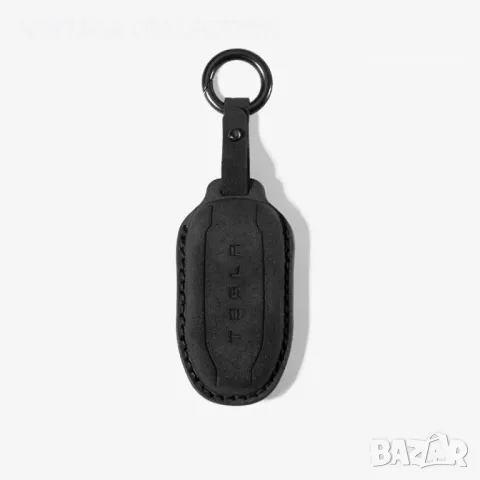 Алкантара кейс за ключ на TESLA Model 3, S, Y, X кожен велур, снимка 2 - Аксесоари и консумативи - 47555156
