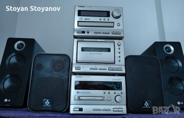 Три компонента hi-fi ретро музикална уредба ONKYO 