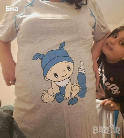 нощници за бременни и кърмачки , снимка 2 - Дрехи за бременни - 53011922