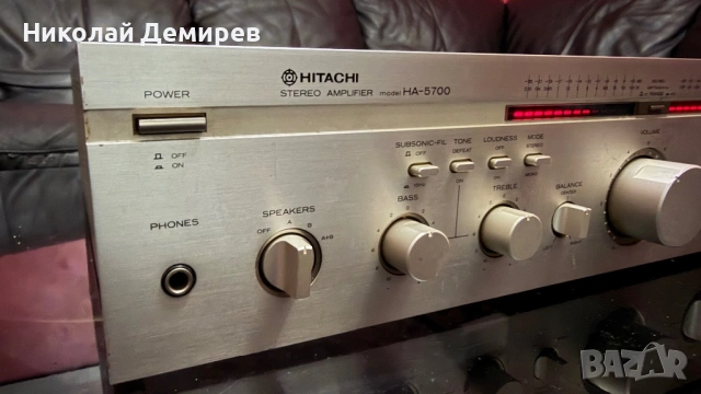 Hitachi HA-5700 MOS-FET , снимка 4 - Ресийвъри, усилватели, смесителни пултове - 54054805