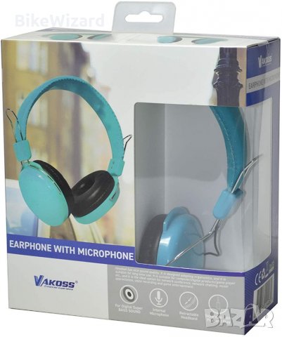 Vakoss SK-483B слушалки с кабел и микрофон НОВИ, снимка 3 - Слушалки и портативни колонки - 34478737