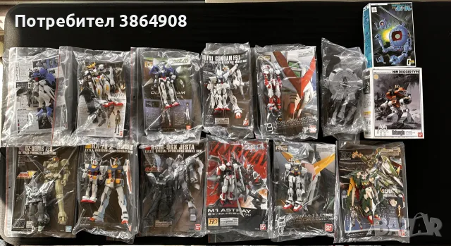 Bandai Gundam Лот чисто нови фигури