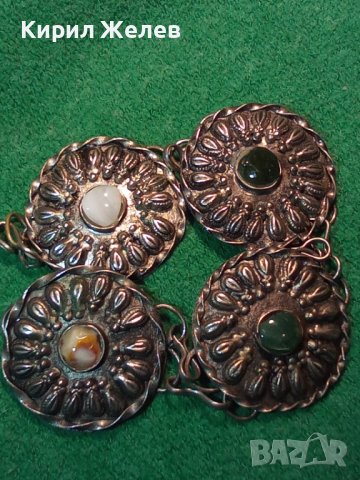 ЧАСТ от ВЪЗРОЖДЕНСКА САЧАН ГРИВНА с НЕФРИТ ОСМАНСКА 3607, снимка 8 - Антикварни и старинни предмети - 29556060