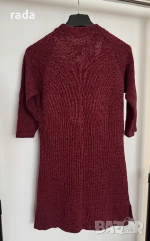 Пуловер, цвят бордо, снимка 4 - Туники - 49672241