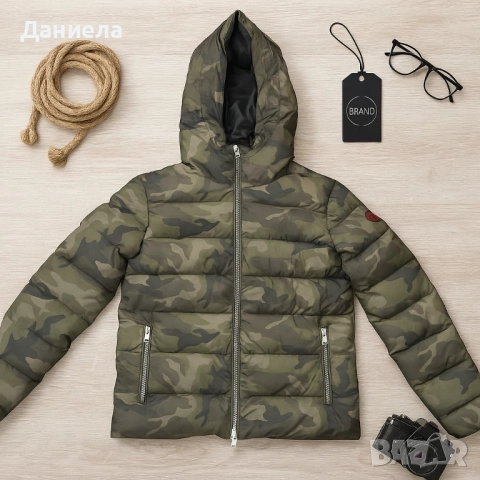 Топло капитонирано яке BENETHON, снимка 2 - Якета - 51853987