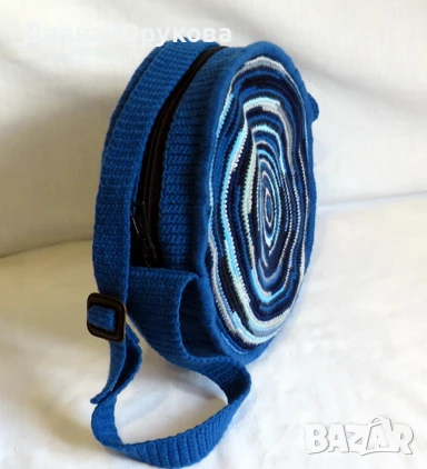 Дамска плетена чанта, снимка 2 - Чанти - 51146493